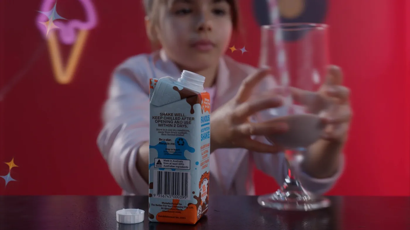 Famous Nutrition — Kids Protein still 2
